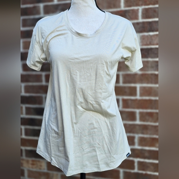 REI Cream Relaxed Short Sleeve Tee - Picture 1 of 7